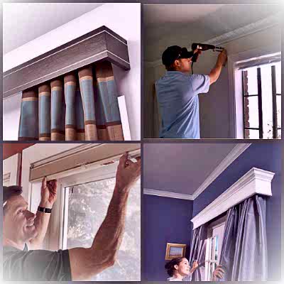 Монтаж, установка карнизjв для штор в Ростове-на-Дону
